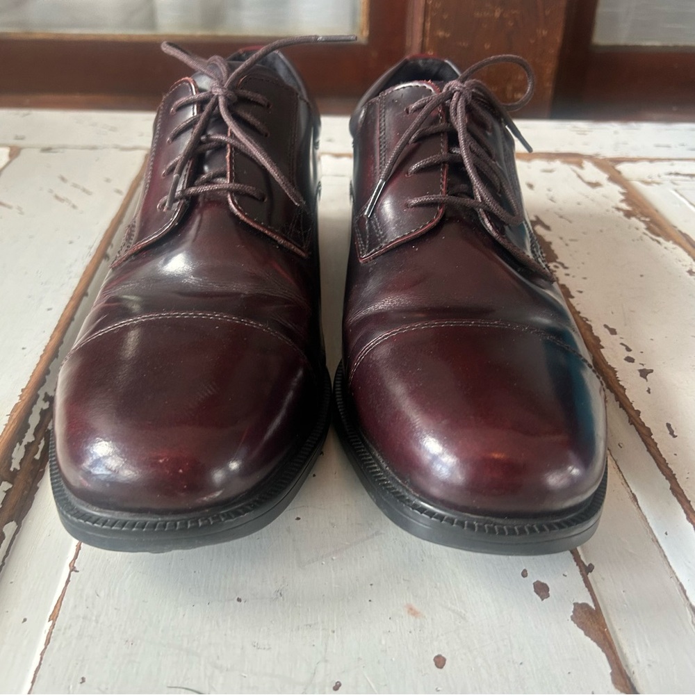 Rockport Walkability Mens Oxfords Brown Leather 12 Shock Absorbing Shoes - Picture 3 of 9